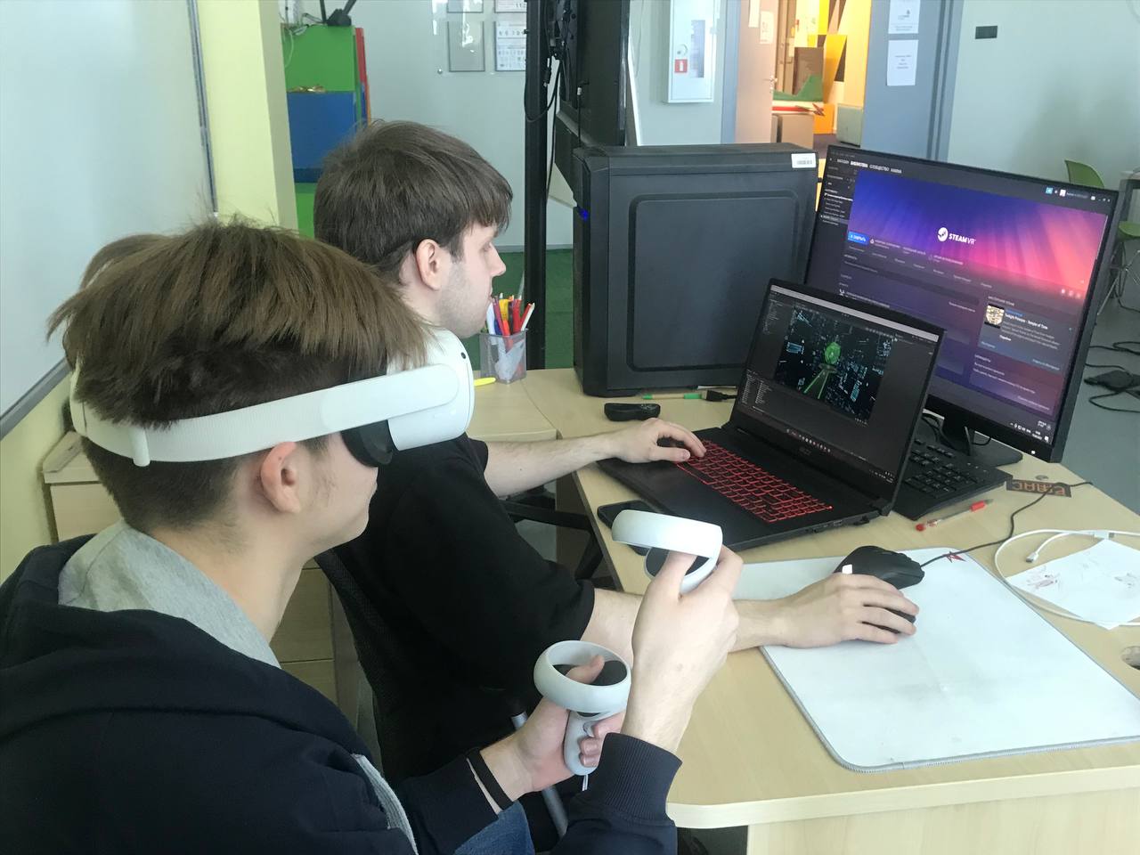 Команда VR. Работа над проектом